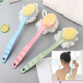 Body Bath Brush With Deep Cleaning and  Loofah Long Handle (Pack of 2)