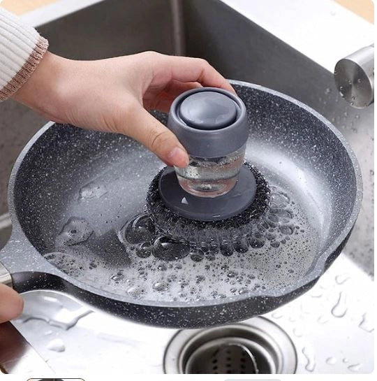 ✨Smart 2-in-1 Soap Dispensing Dish Cleaning Brush