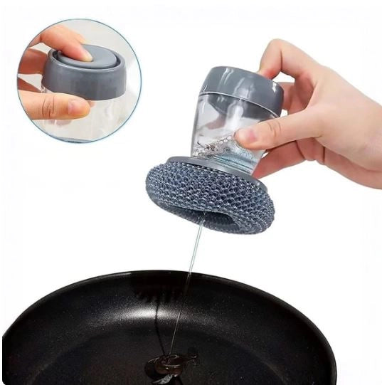 ✨Smart 2-in-1 Soap Dispensing Dish Cleaning Brush