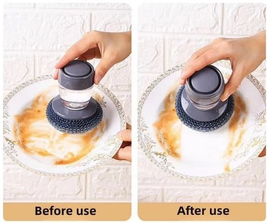 ✨Smart 2-in-1 Soap Dispensing Dish Cleaning Brush