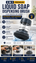 ✨Smart 2-in-1 Soap Dispensing Dish Cleaning Brush
